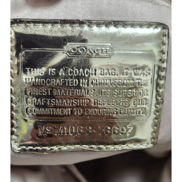 COACH Scribbles Poppy Collection Large Tote Purse - Picture 11 of 16